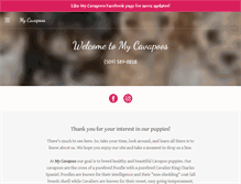 Tablet Screenshot of mycavapoos.com